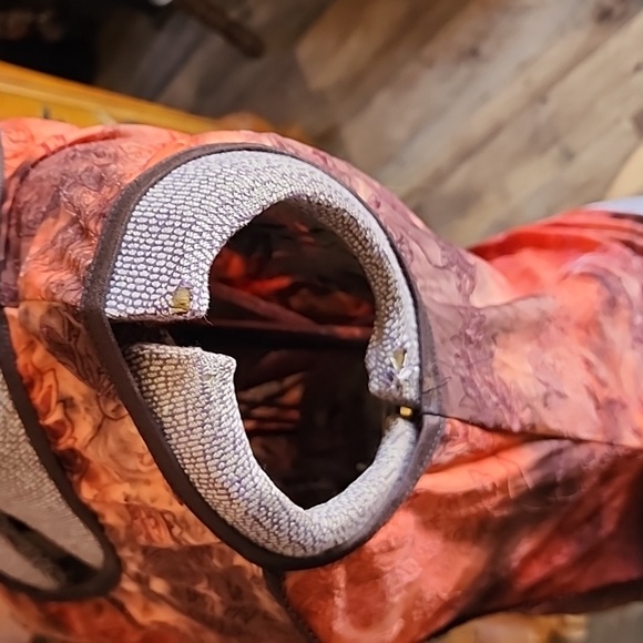 VINTAGE Flocked Corset Tank - Picture 3 of 4